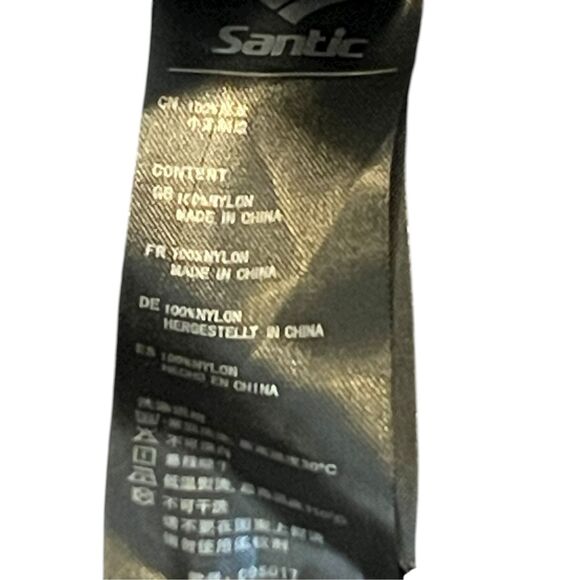 New Santic Mens Black Gray Quick Dry Ripstop Mountain Bike Cycling Shorts XL - Picture 9 of 13